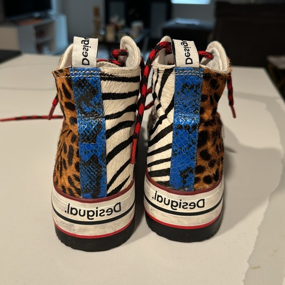 Desigual Shoes Crush Animal Print - Picture 3 of 5